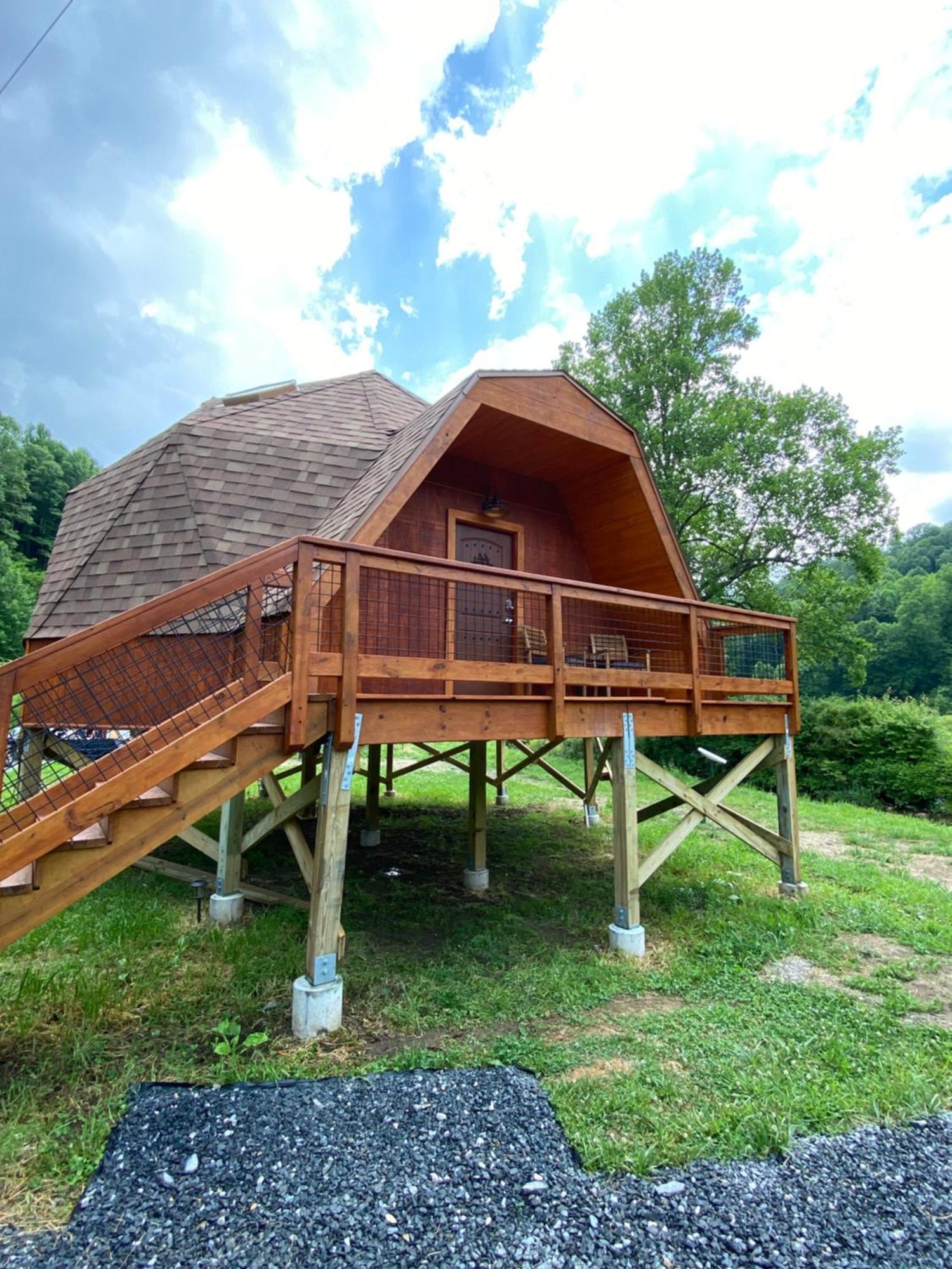 Natahala Glamping Red Dome #23 Villa Topton Exteriör bild